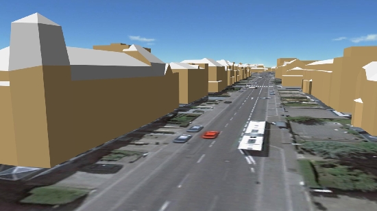 3D City Model Beggen before refinement